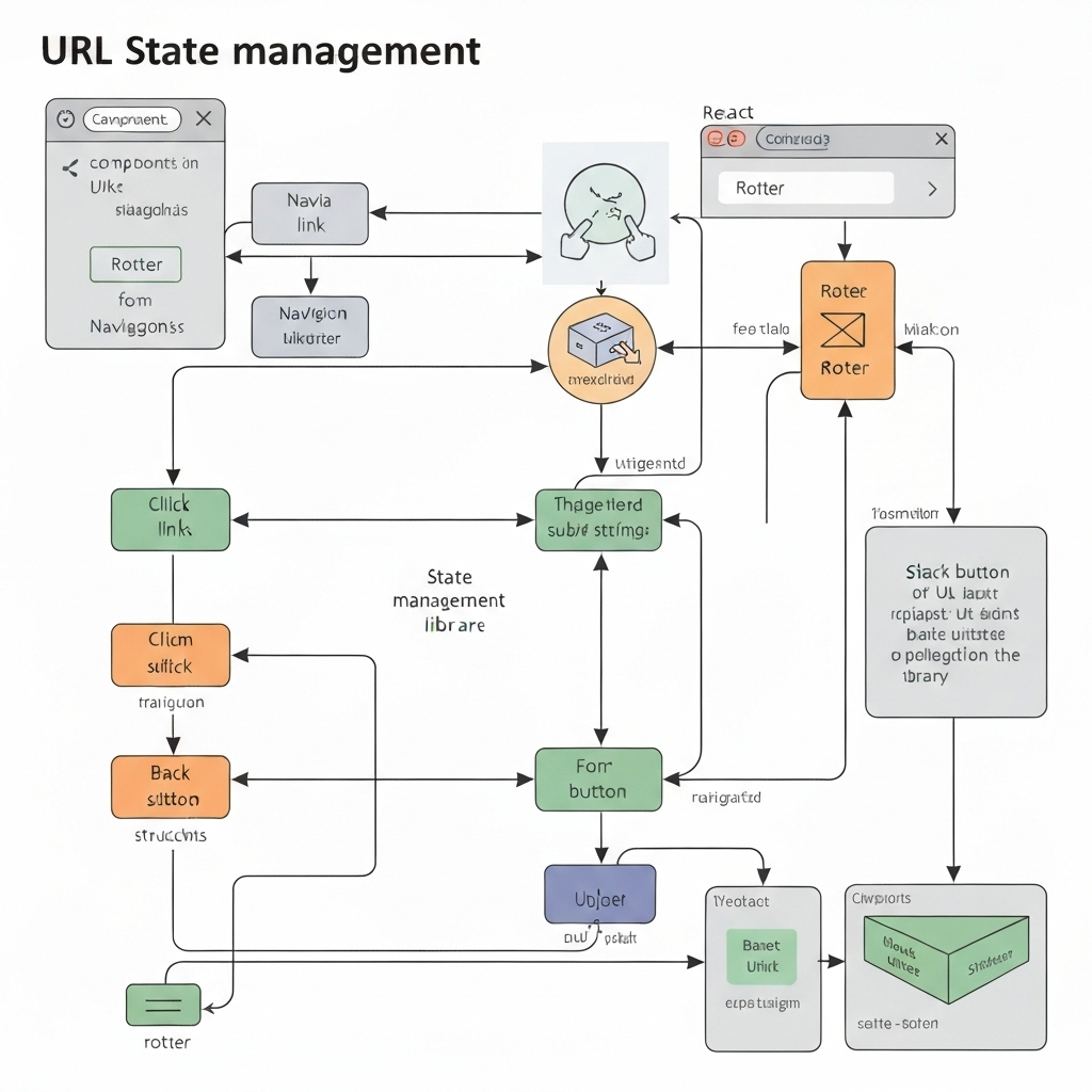 The URL is a great place to store state in React